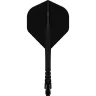 Fluturas si tija darts Mission Force 90 Vortex negru, fluturas No2 si tija lunga