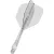 Fluturas si tija darts Mission Force 90 Vortex transparent, fluturas No6 si tija medie