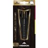 Set darts Mission steel Mike De Decker, negru-auriu PVD, 22g, 95% tungsten