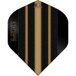 Set darts Mission steel Mike De Decker, negru-auriu PVD, 24g, 95% tungsten