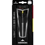 Set darts Mission steel Mike De Decker, 26g, 95% tungsten
