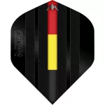 Fluturasi darts Mission Mike De Decker, negru, No2, standard, 100 microni