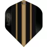 Fluturasi darts Mission Mike De Decker, negru-auriu, No2, standard, 100 microni