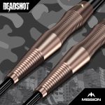 Set sageti darts Mission steel Dead Shot 21g, 95% wolfram