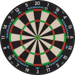 Tinta darts din sisal Mission Samurai 4 – calitate de competitie, sarma alba ascutita