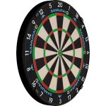 Tinta darts din sisal Mission Samurai 4 – calitate de competitie, sarma alba ascutita