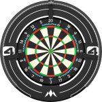 Tinta darts din sisal Mission Samurai 4 – calitate de competitie, sarma alba ascutita