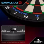 Tinta darts sisal -  Mission Samurai 4 - cu sarma ascutita neagra