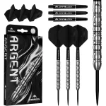 Set sageti darts steel Mission Argent 22g, 90% wolfram