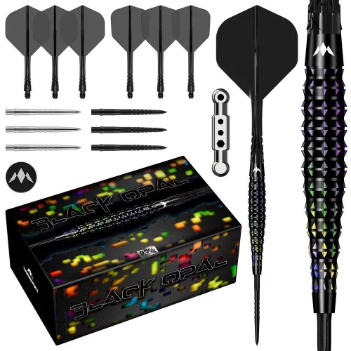 Set sageti darts steel Mission Black opal 22g, 95% wolfram