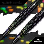 Set sageti darts steel Mission Black opal 22g, 95% wolfram