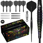 Set darts steel Mission Black Opal 24g, 95% wolfram