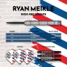 Set sageti darts steel Mission Ryan Meikle 21g, 90% wolfram