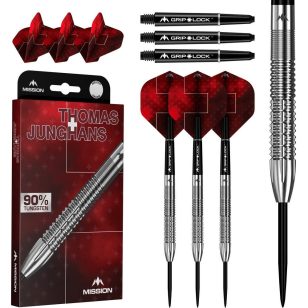 Set sageti darts Mission Thomas Junghansen 21g, 90% wolfram
