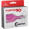   Fluturas si tija darts Mission Force 90 Vortex roz neon, No2 si tija medie