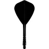   Fluturas si tija darts  Mission Force 90 negru, Fluturas Kite si tija lunga