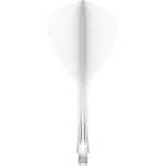Fluturas si tija darts Mission Force 90 Vortex alb, fluturas Kite si tija lunga