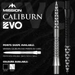 Varf darts Mission Caliburn EVO GV-Logo 32mm negru
