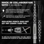 Varf darts Mission Caliburn EVO GV-Logo 38mm negru