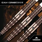 Set sageti darts Mission Cam Crabtree V2 22g, 95% wolfram