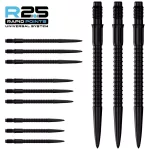 Varf darts Mission R2.5 Rapid Points - GV1 negru, 30mm