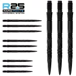 Varf darts Mission R2.5 Rapid Points - SGV negru, 35mm
