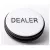 Buton de dealer negru/alb XL