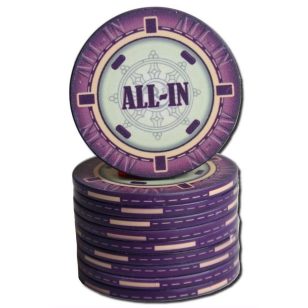 Jeton All in, ceramica