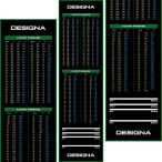   Covor darts Designa inscriptionat cu inchideri 290×80cm - verde - extra Larg