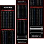   Covor darts Designa inscriptionat cu inchideri 290×80cm - rosu - extra Larg