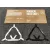 Magical Rack Sheet, sablon biliard pentru 8-ball, 9-ball si 10-ball, set 6 bucati