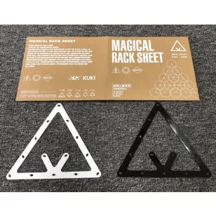  Magical Rack Sheet, sablon biliard triunghiular pentru 8-ball, 9-ball si 10-ball, set 6 bucati