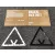 Magical Rack Sheet, sablon biliard triunghiular pentru 8-ball, 9-ball si 10-ball, set 6 bucati