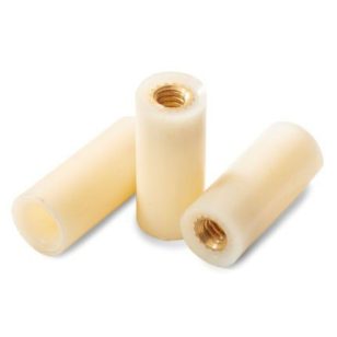 Ferula tac din plastic, cu filet de cupru, pentru piele de 10 mm