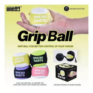 Grip ball One80, accesoriu darts, verde