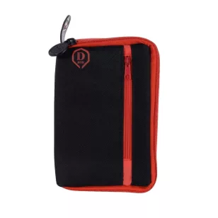 Husa darts One80 D-Box, rosu-negru - pentru un set