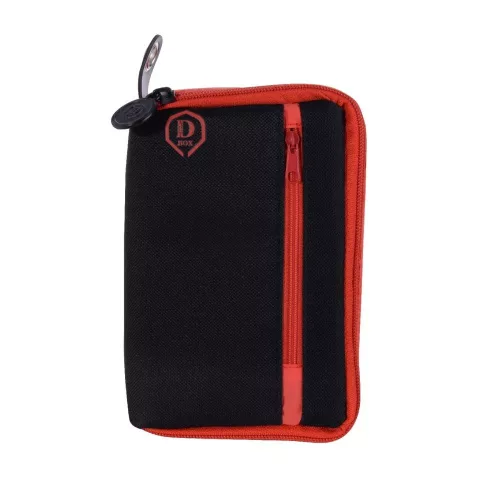 Husa darts One80 D-Box, rosu-negru - pentru un set