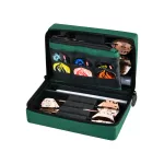 Husa darts One80 Double D-Box, verde inchis