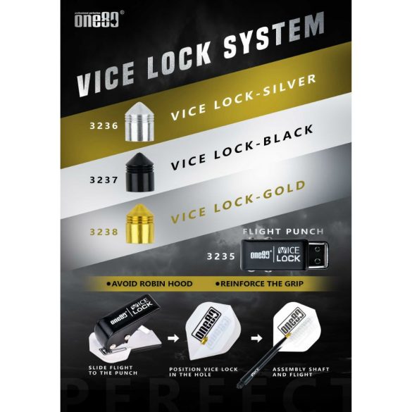 Aparator Fluturasi Vice lock, Vice Tijera ONE80, negru 