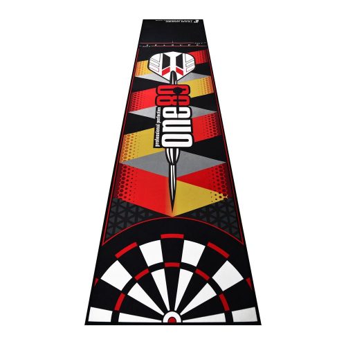 Covor darts moale, ONE80 Poly, logo