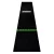 Covor darts din cauciuc cu rigla de lemn ONE80, latime 62 cm, negru, verde