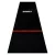 Covor darts cu linie din lemn ONE80 300x90cm, negru rosu