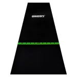 Covor darts One80, linie de start din lemn, latime 90cm, negru-verde