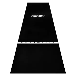   Covor darts One80, linie de start din lemn, latime 90cm, negru-alb