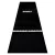 Covor darts One80, linie de start din lemn, latime 90cm, negru-alb
