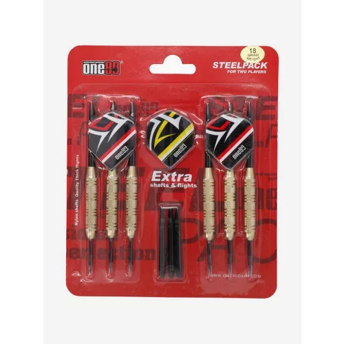 Set sageti steel One80, 2x set sageti si accesorii, 18g