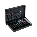 Set darts steel One80 Elmar Paulke, brass, 12 sageti + accesorii