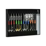 Set darts steel One80 Elmar Paulke, brass, 12 sageti + accesorii