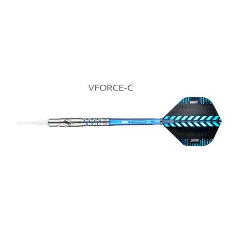 Sageti darts soft One80 Vforce-C 18g, 90% tungsten