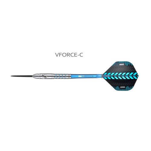 Sageti darts steel One80 Vforce-C 22g, 90% tungsten